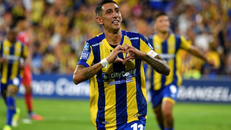 Angelito Di María hizo el 1-0 para el Canalla.