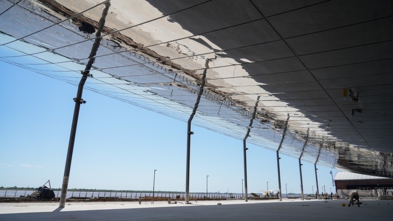 El Aura del Tricentenario, un nuevo ícono para Rosario frente al río.