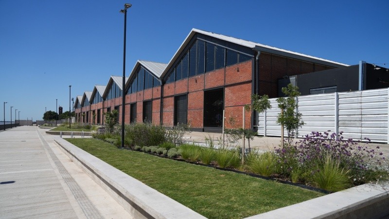 &nbsp;Uno de los sectores donde el paseo está casi terminado (Alan Monzón).