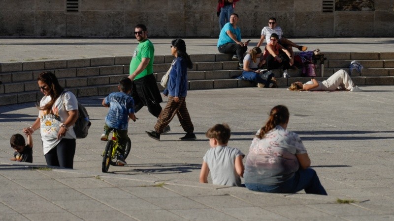 El Monumento a la Bandera, uno de los epicentros turísticos de la ciudad.