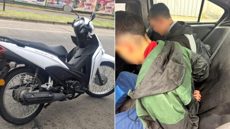 La Wave había sido robada horas antes, según indicó el personal policial.