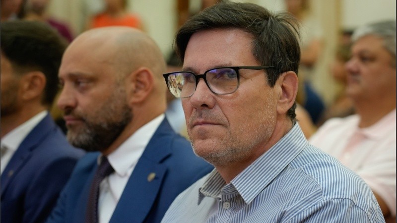 El ministro de Educación José Goity.