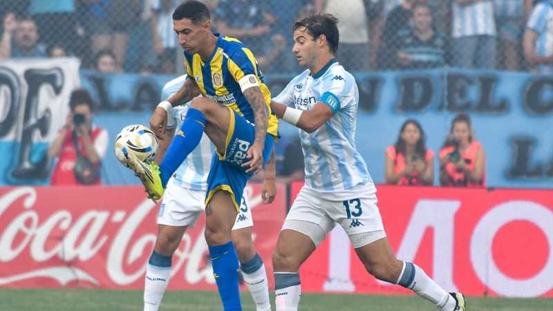 Di María convirtió un golazo en la victoria de Central sobre Racing, en la segunda fecha. (Fotobaires)