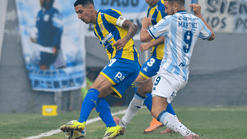 Di María convirtió un golazo para decretar el 1-0 de Central en el Cilindro.