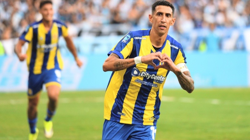 Di María convirtió un golazo para decretar el 1-0 de Central en el Cilindro.