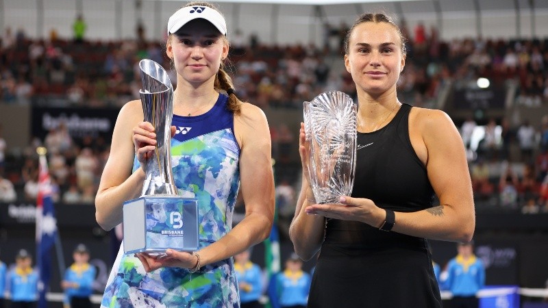 La gran final entre Sabalenka y Rybakina será este sábado desde las 5.30 de la mañana (hora argentina).