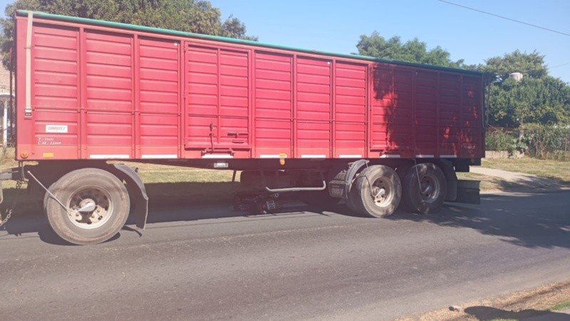 El accidente ocurrió en el barrio Fátima.