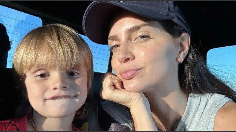 La modelo compartió unas palabras para su hijo