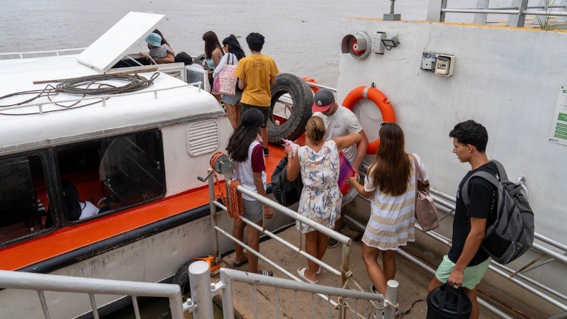 En enero aumentó la demanda de gente que busca pasar el día en las islas entrerrianas.