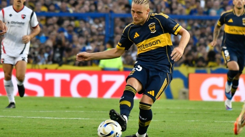 Ascacíbar debuta con la camiseta de Boca.