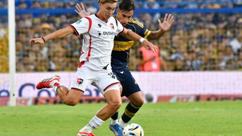 Gómez Mattar fue titular en el mediocampo rojinegro.