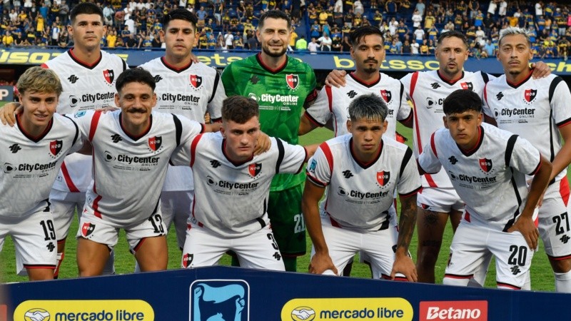 Los titulares de Newell's que salieron a jugar en la cancha de Boca.