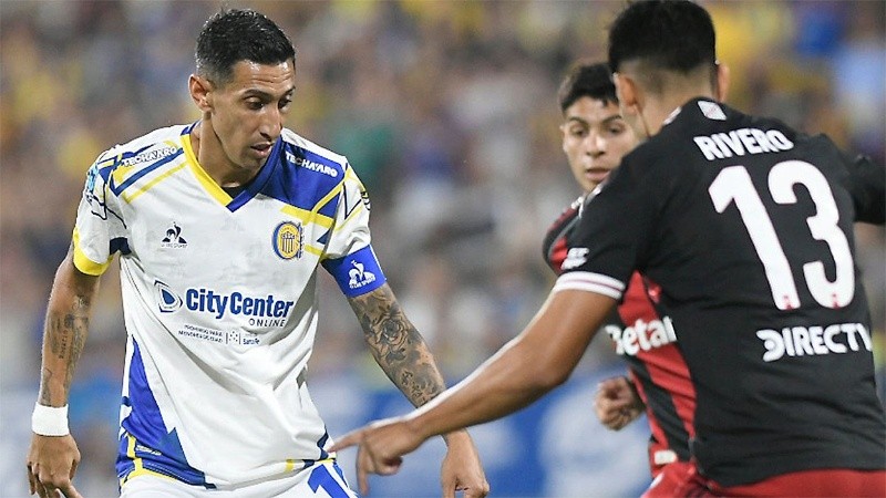 Di María volvió a ser el conductor Canalla en Arroyito (Fotobaires).