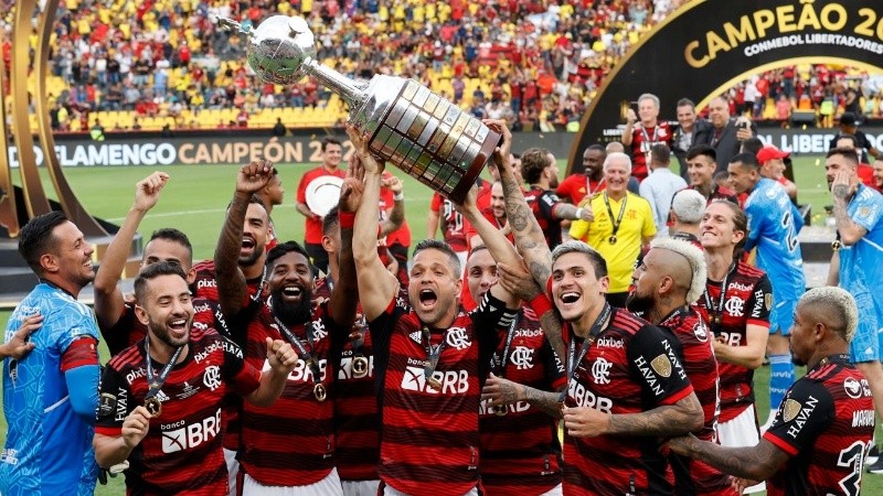 El poderoso Flamengo de Brasil es el vigente campeón de la Copa e irá por un nuevo título en la presente edición