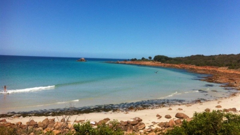 Una imagen de la bahía Geographe, en el sur de Australia.&nbsp;