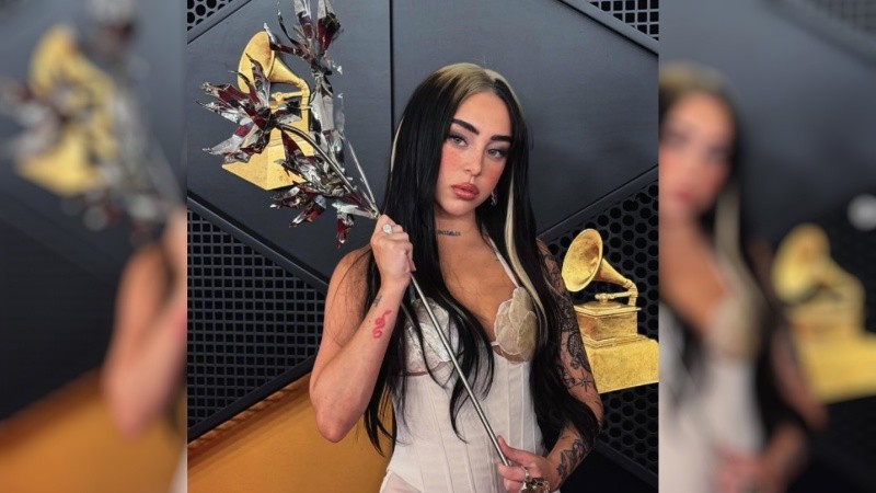 La cantante Rosarina Nicki Nicole.