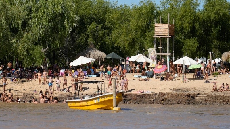 La isla Sabino Corsi es la única rosarina de las que están enfrente de la ciudad.