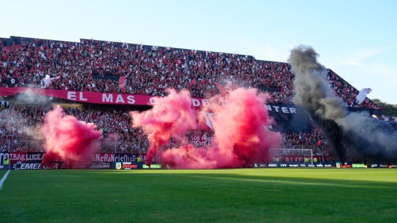 La tribuna Lionel Messi en el Coloso Marcelo Bielsa. (Foto: Alan Monzón / Rosario3)