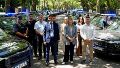 El acto de entrega de las camionetas a las fuerzas federales que patrullan Rosario