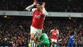Con un global de 4-2, los Gunners vencieron a los Blues (EFE).