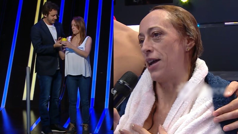 La escena de la caída y reproche en 