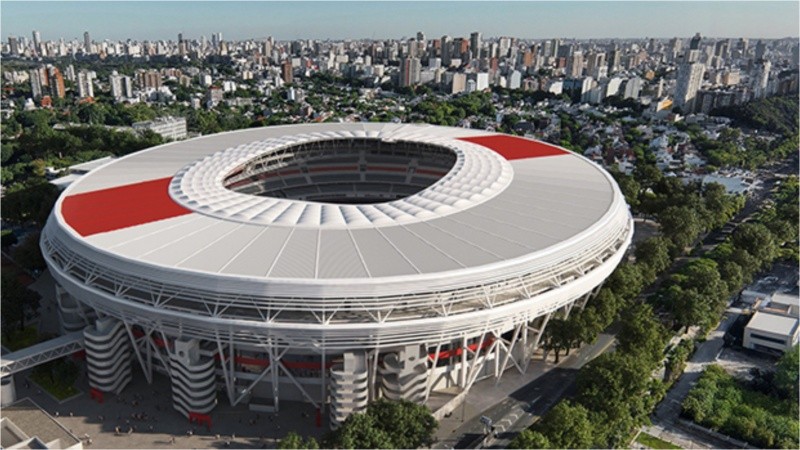 River anunció una megaobra para techar el Monumental y elevar la capacidad a 101.000 espectadores.