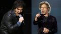El presidente Javier Milei y el cantante Mick Jagger.
