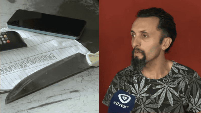 El verdulero relató el enfrentamiento que protagonizó este miércoles con el delincuente.