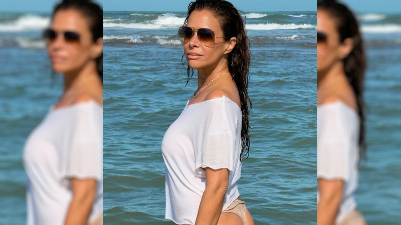 La actriz Julieta Ortega.