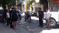 Cuidacoches detenido en el Paseo del Siglo este miércoles.