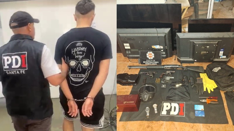 Micaías Balbi ya estaba condenado por robo en Rosario.