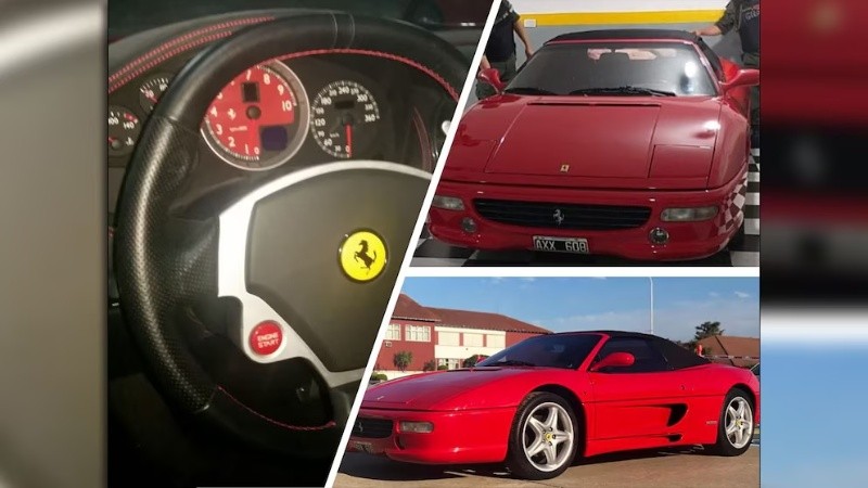 La F355 Spider que pertenenció a Diego Maradona estuvo en manos del clan Loza.