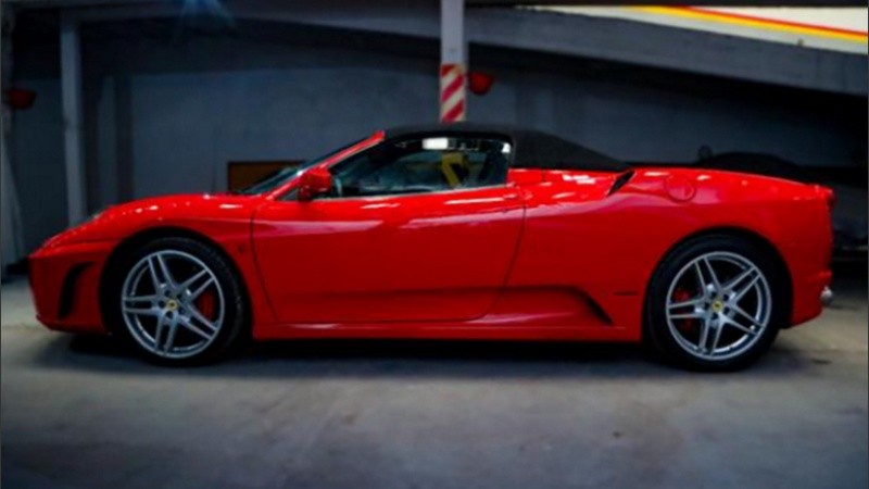 La F430 terminó subastada en más de 300 mil dólares.