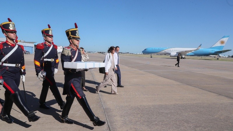 El sable primero llegará a San Lorenzo y de ahí a su nuevo lugar de exhibición.