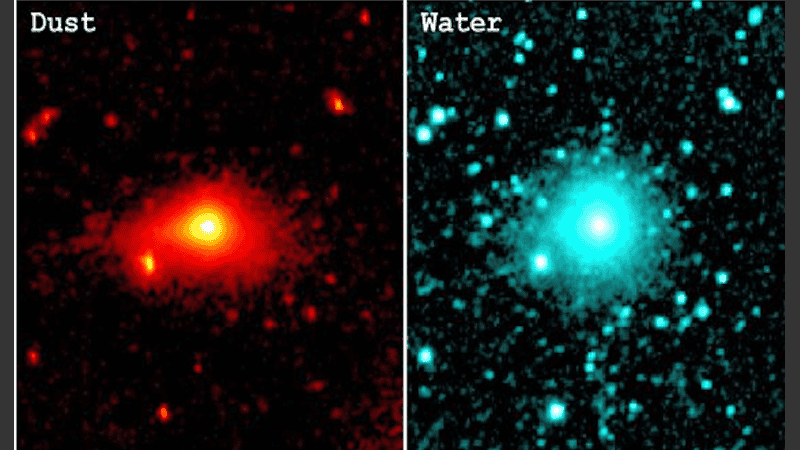 Las imágenes de SPHEREx se tomaron cuando el cometa ya se dirigía de regreso hacia el Sistema Solar Interior.