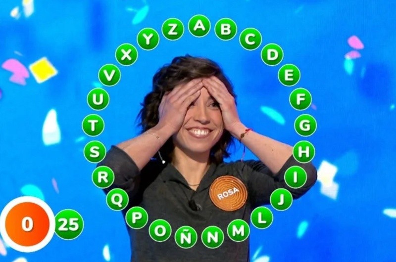 &nbsp;La mujer de 32 años acertó correctamente las 25 preguntas de “El Rosco” final.