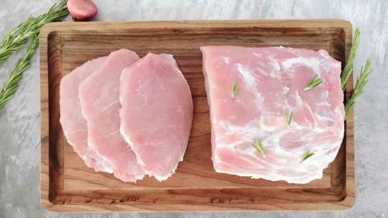 El consumo de carne porcina fue el que más creció en términos relativos.