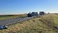 El accidente ocurrió este martes en las primeras horas de la mañana sobre la ruta provincial 90.