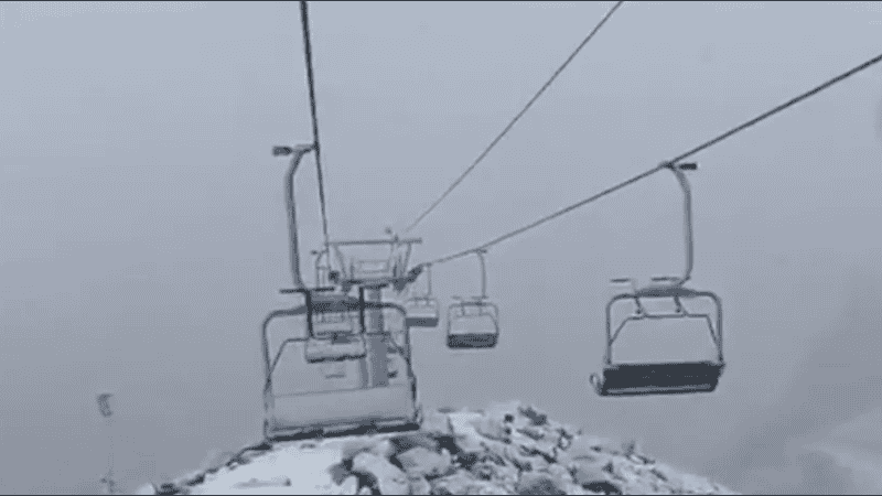 Una nevada sorpendió a Bariloche y El Bolsón en pleno verano.