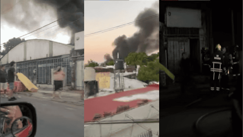 El humo se detectaba en las inmediaciones y los vecinos dieron aviso a los bomberos.