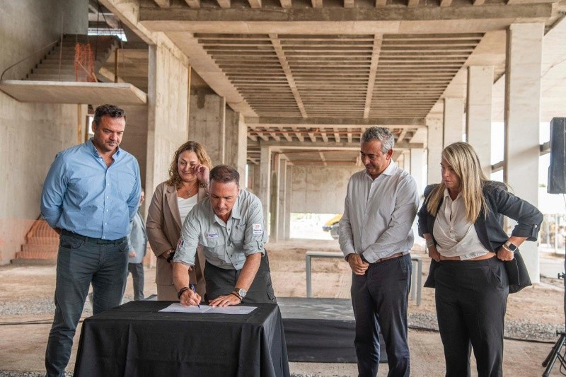 &nbsp;Este miércoles, reiniciaron las obras del Hospital Regional Sur de Rosario
