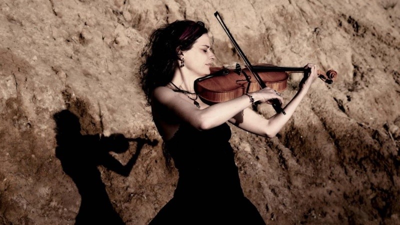 La violinista Amy Münchgesang.