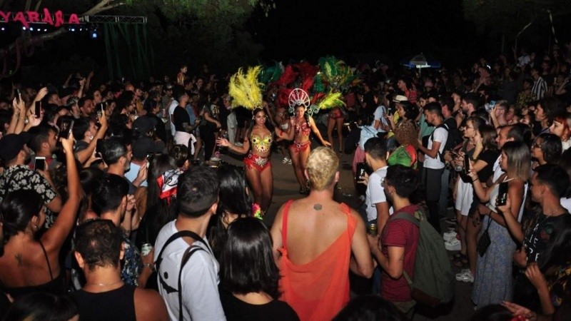 Una postal de la celebración del Carnaval Yarará.