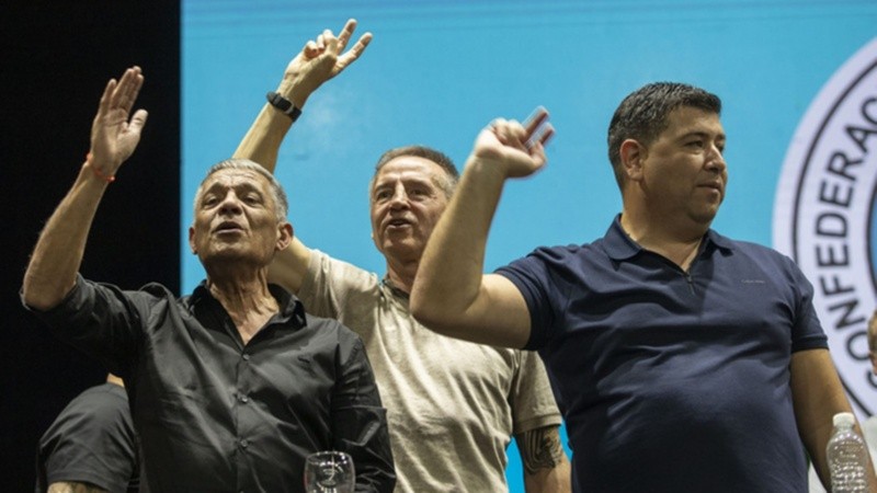 El nuevo triunvirato de la CGT.