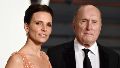 Robert Duvall junto a su esposa, la actriz y cineasta argentina Luciana Pedraza.