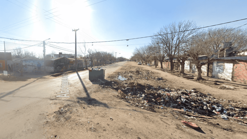 La zona donde se produjo el ataque.