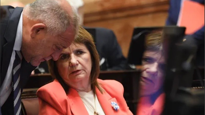 La senadora libertaria Patricia Bullrich.