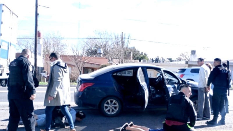 Junio de 2024. Los detenidos por el robo a la cueva financiera.