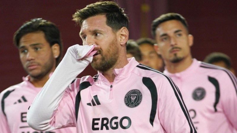 Messi tras el partido de