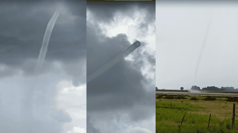 El fenómeno fue reportado por distintos vecinos de la zona.